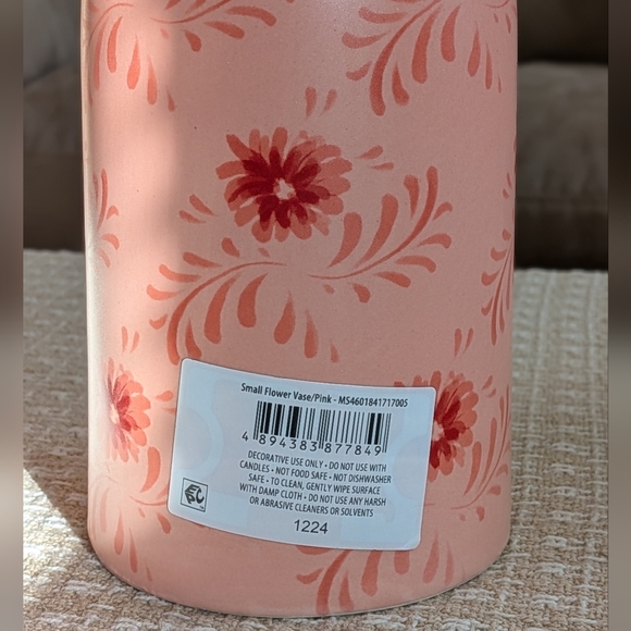 Darling "Pretty In Pink" Floral Vase - Picture 2 of 3